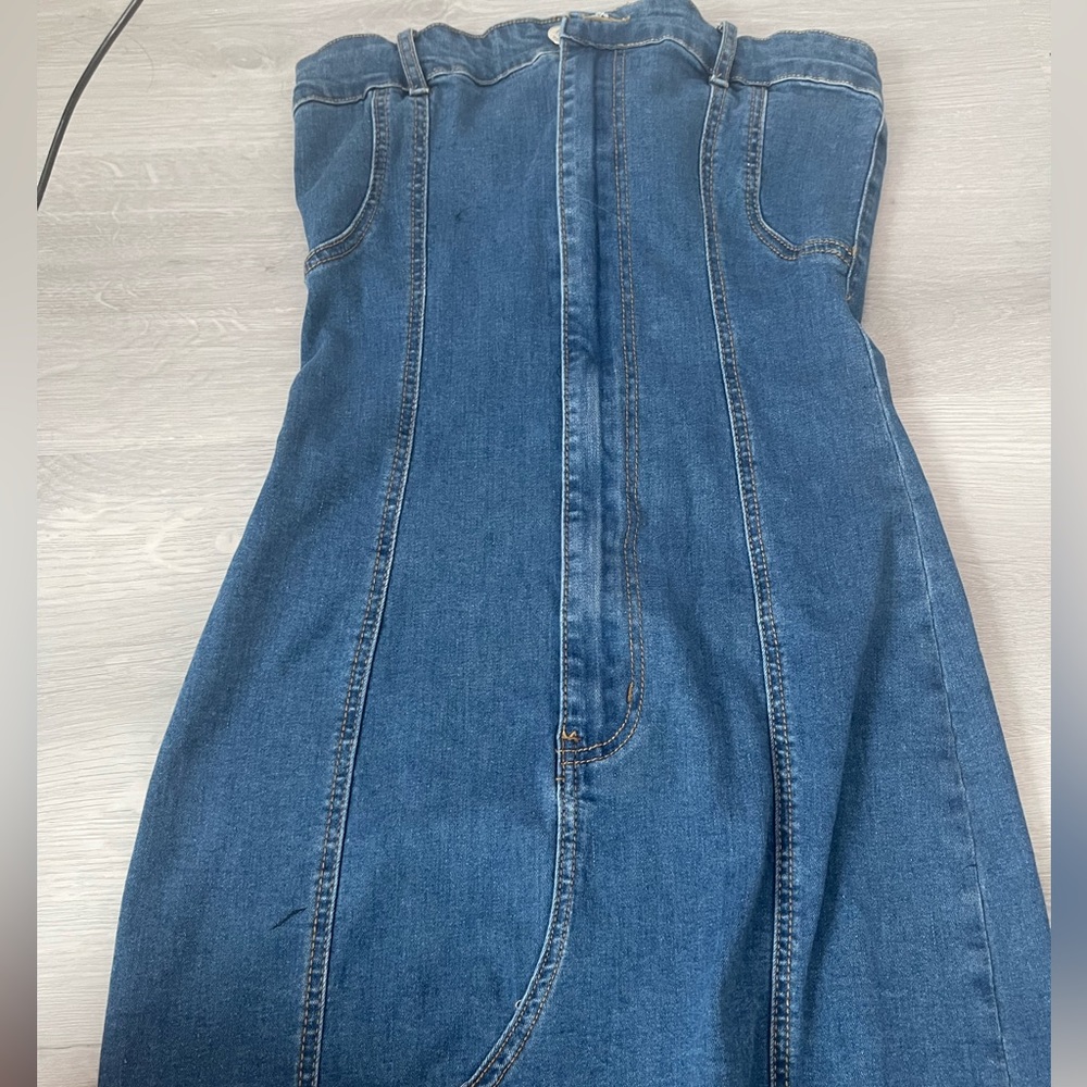 🚨‼️NEW WITH TAGS: Denim Dress
